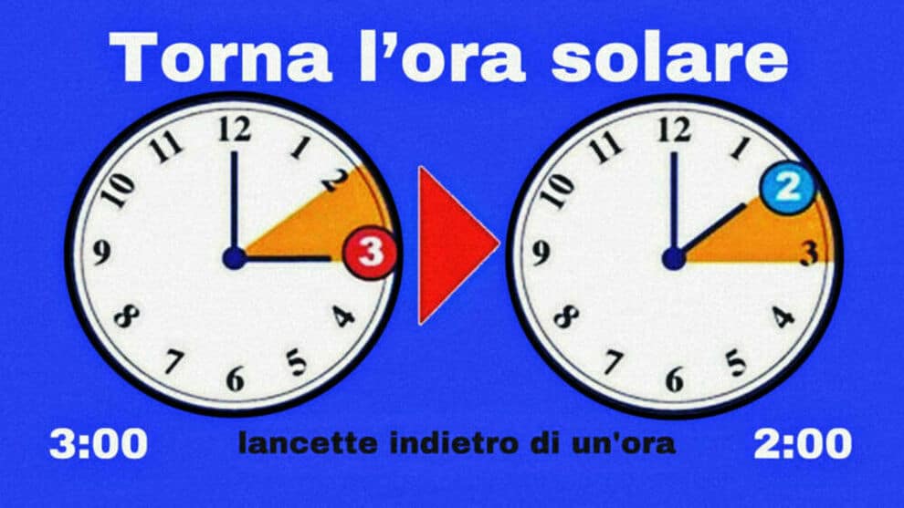 Ora solare o ora legale?