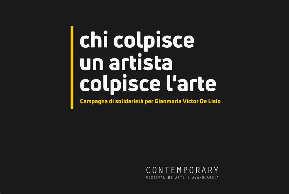 Contemporary: Perché vi chiediamo di sostenere l’artista Gianmaria Victor De Lisio