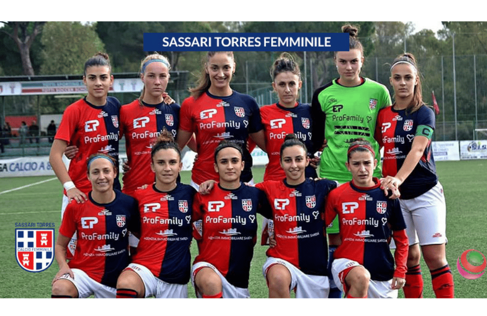 TORRES FEMMINILE: SECONDE NELLA CLASSIFICA DEL CALCIO SARDO