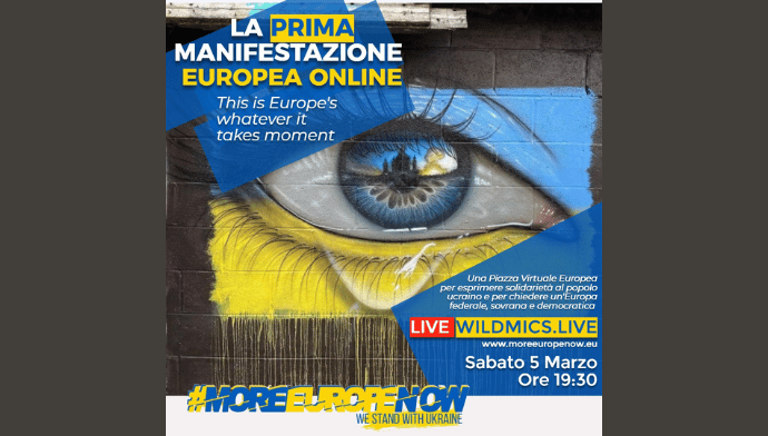  LA PRIMA MANIFESTAZIONE EUROPEA ONLINE