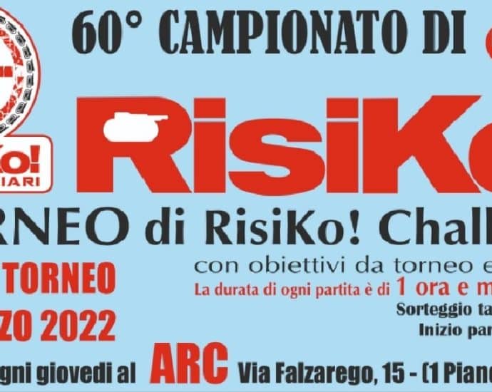 Cagliari torneo risiko