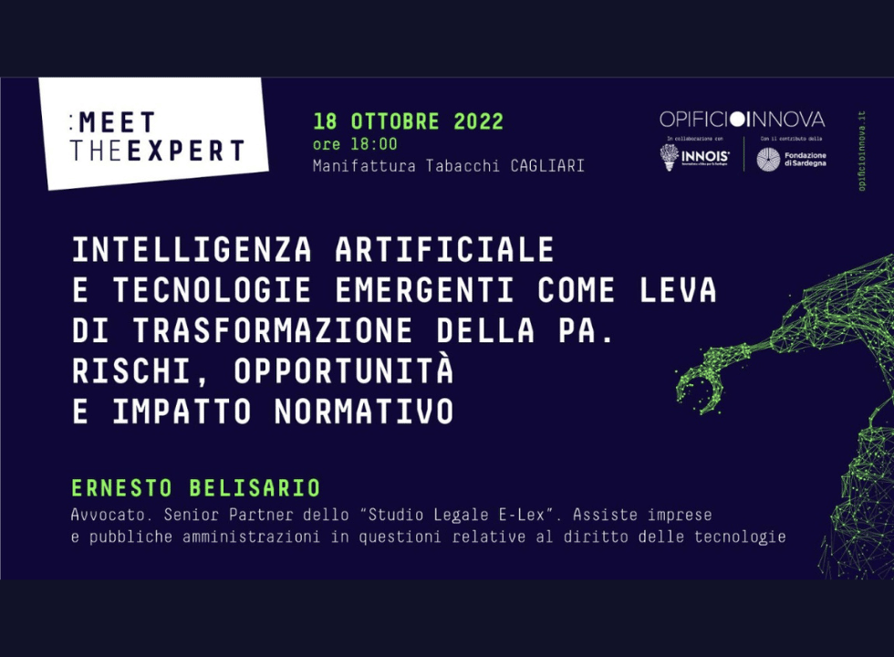 INTELLIGENZA ARTIFICIALE, TECNOLOGIE EMERGENTI E PUBBLICA AMMINISTRAZIONE