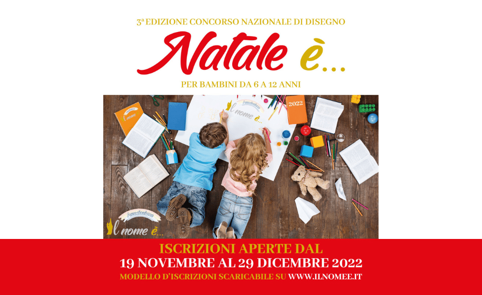 3° edizione del Concorso di Disegno Natale è… Il tema di quest’anno: “AMICI”