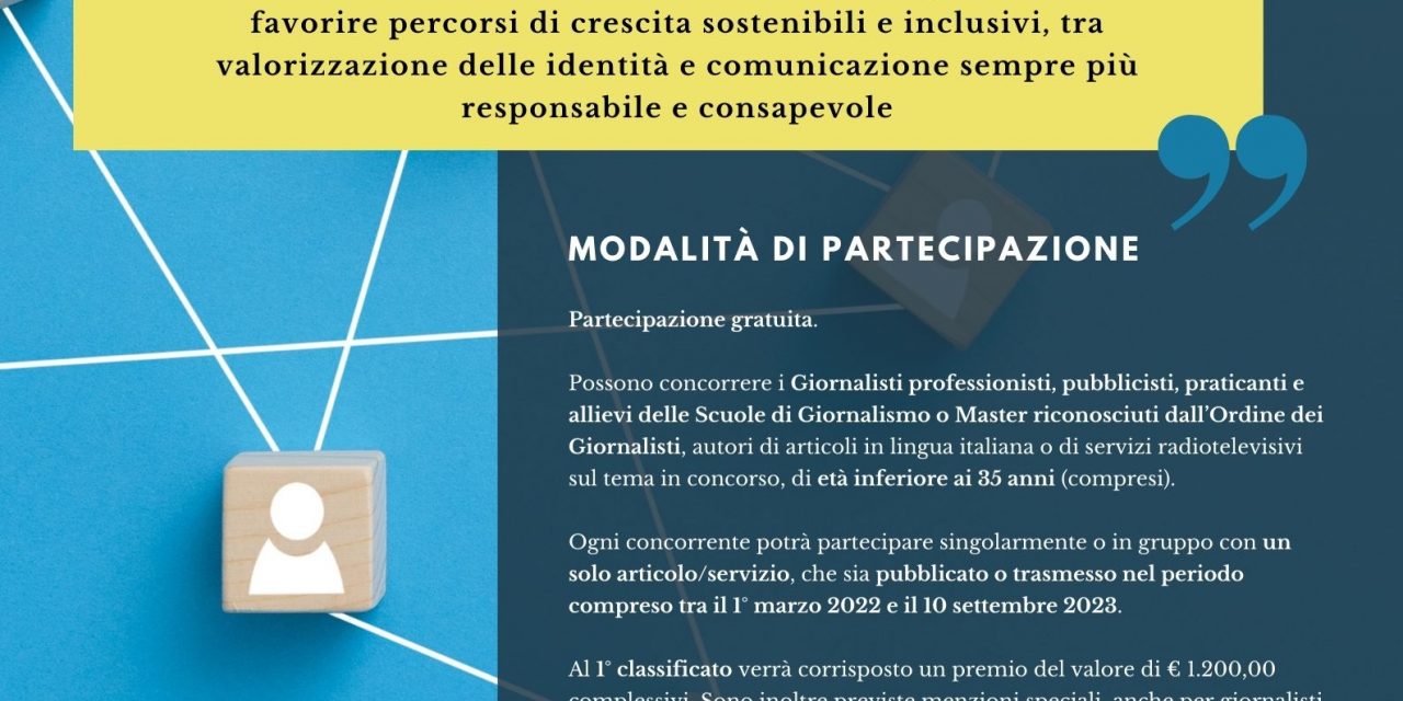 INDETTA LA SETTIMA EDIZIONE DEL PREMIO “FINANZA PER IL SOCIALE”