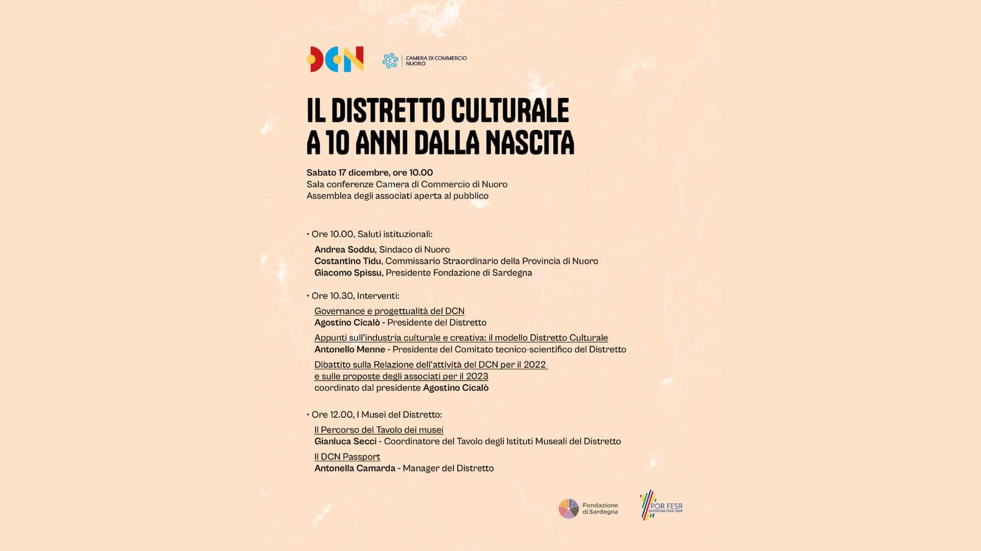 10° Anno del Distretto Culturale del Nuorese
