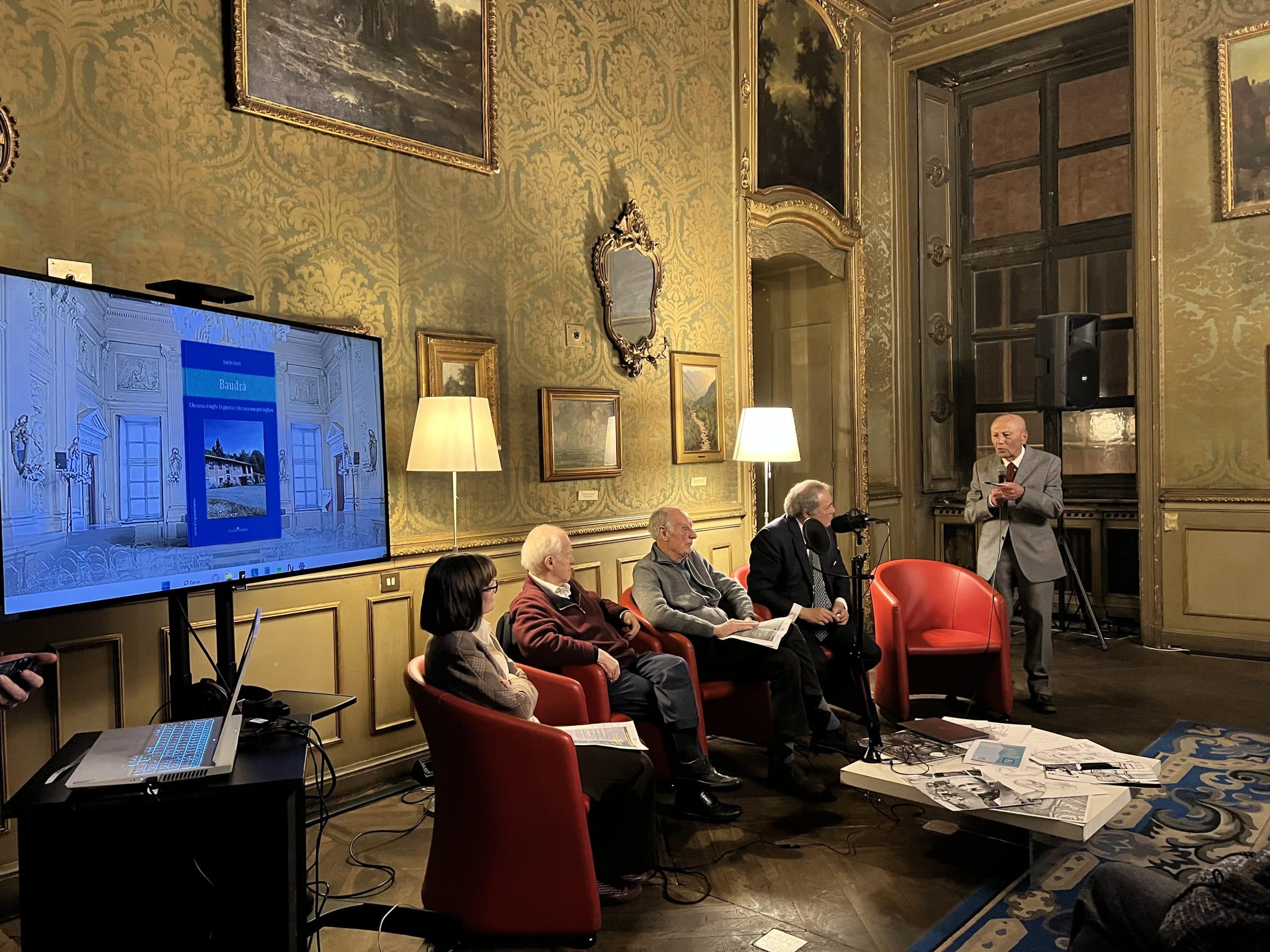 La presentazione del libro e i suoi ospiti.