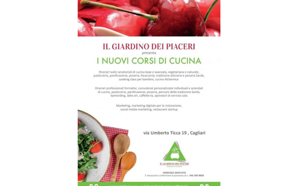 Scuola di cucina: IL GIARDINO DEI PIACERI