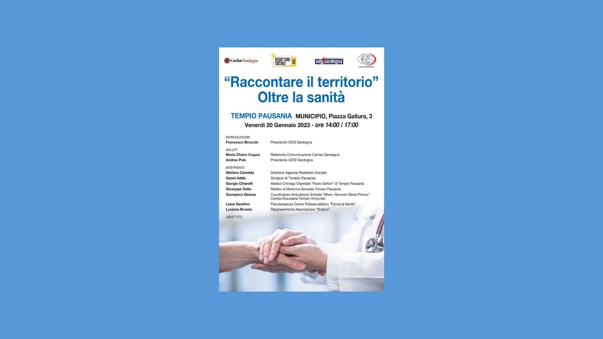 “Raccontare il territorio. Oltre la sanità”