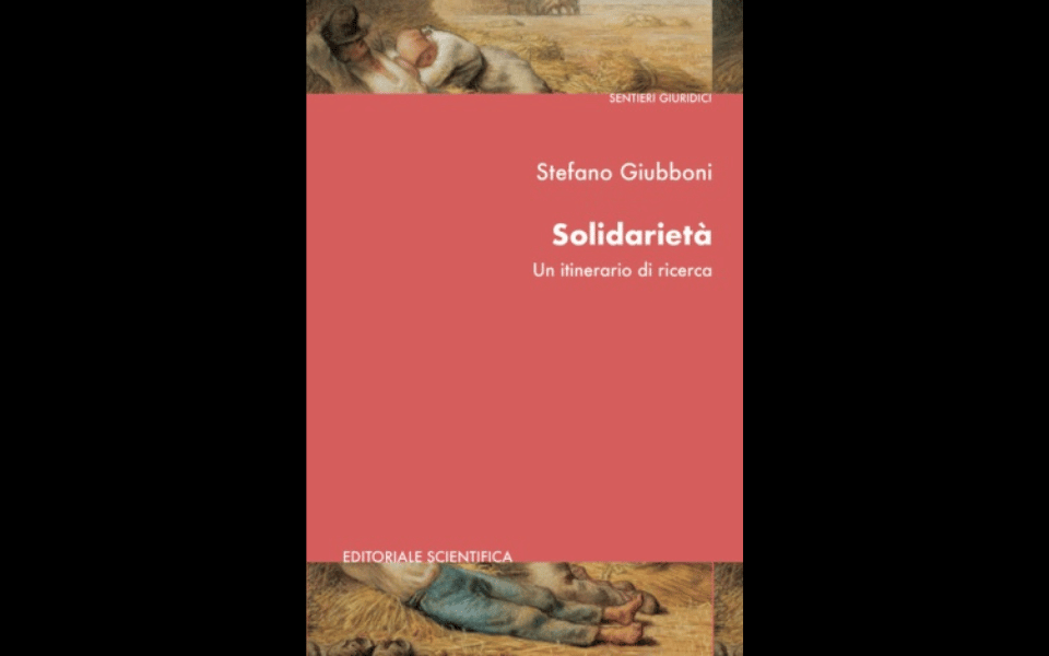 Presentazione Volume “Solidarietà” di Stefano Giubboni