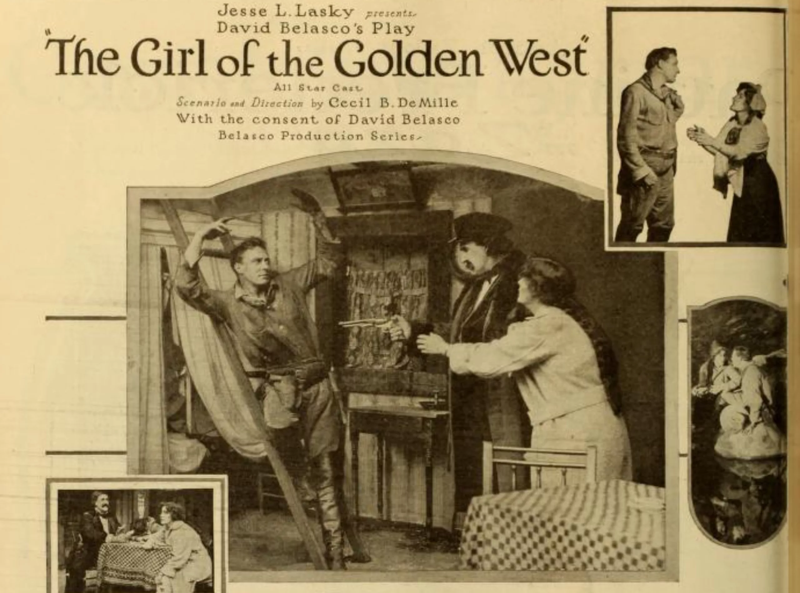  “La fanciulla del West” del 1915