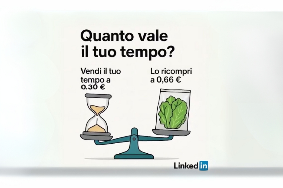  Stai svendendo il tuo tempo? Una lezione di economia… da un cespo di lattuga